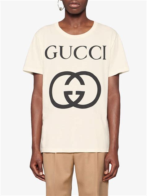 gucci oversize t-shirt with interlocking g